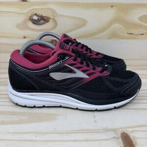 Brooks Addiction 13 Womens Size 9 M Running Sneaker Shoes Black/Pink